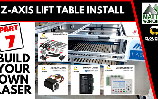 How to Install Your Laser Lift Set – Part 7 – Z-Axis Lift Table Installation