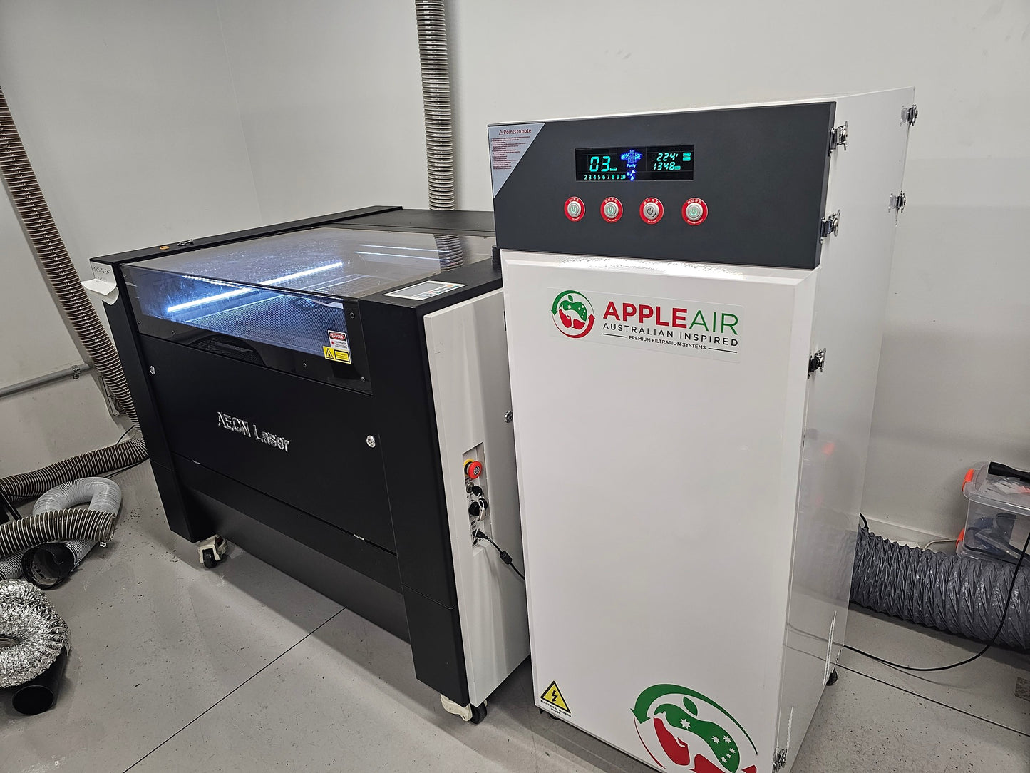 AppleAir 131 Ai Series 2 IQ Laser Cutting & Engraving Extraction Air Purifier
