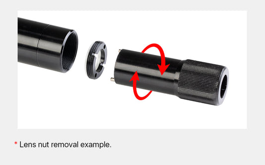 Lens Tube Tool - Lens / Mirror Nut Removal Tool for C&E Series