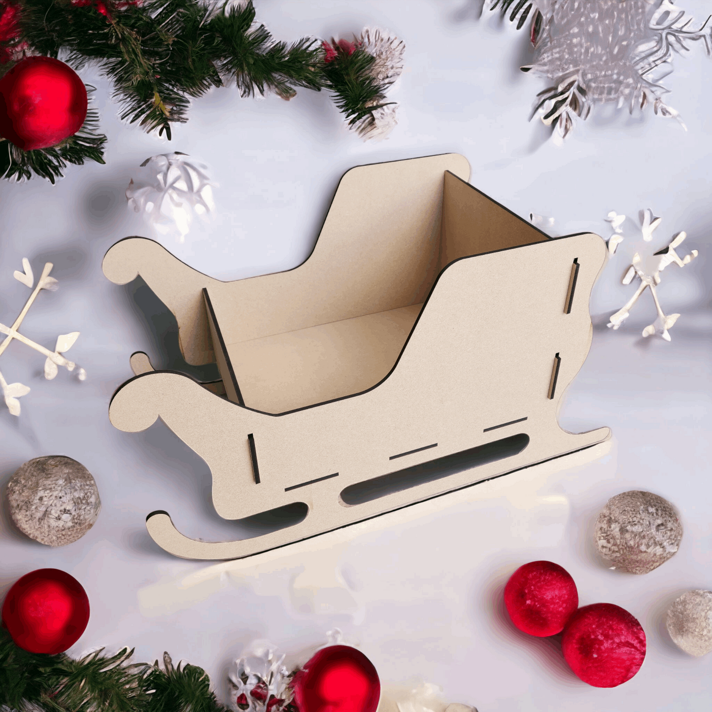 Santa Sleigh Plans Cut File