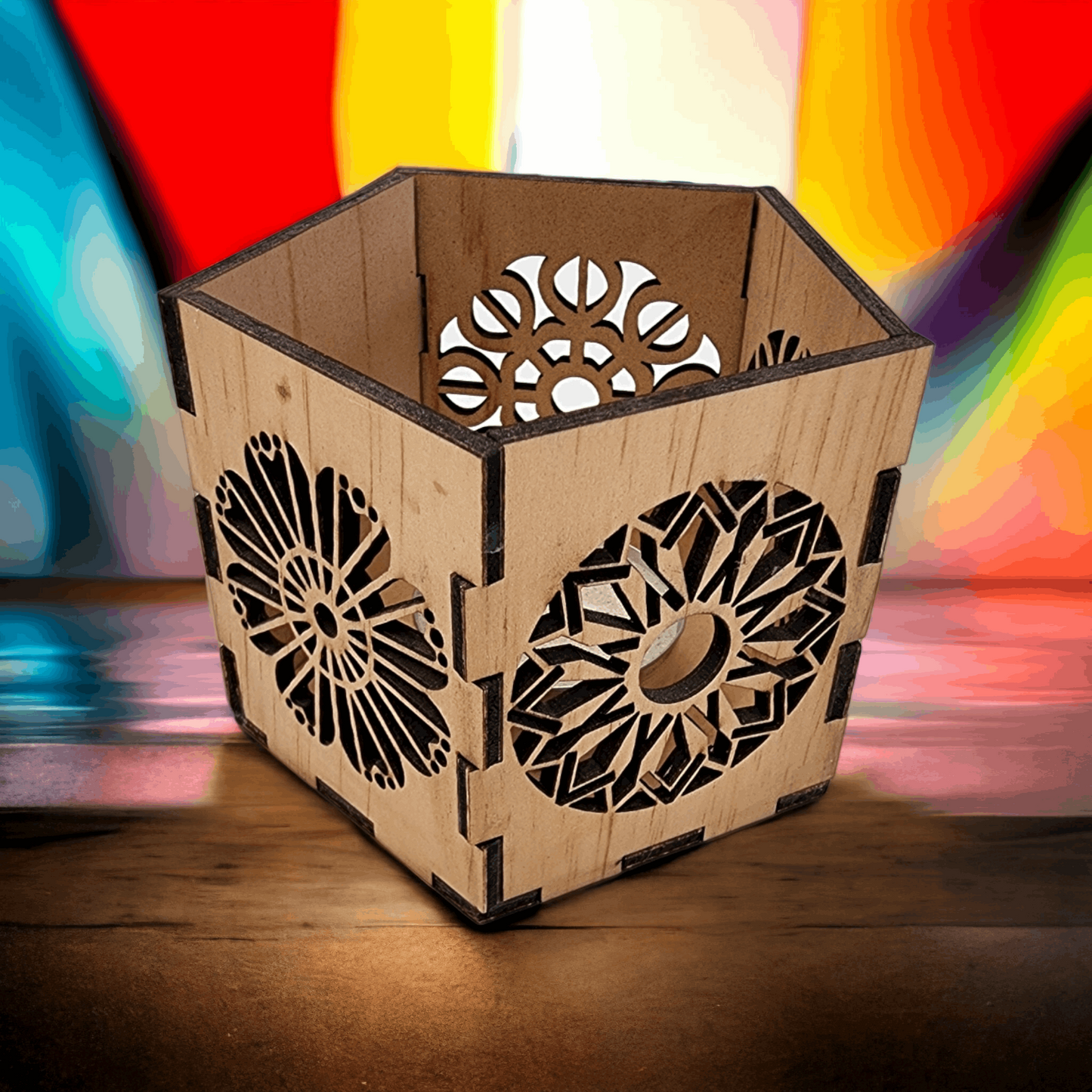 Tea Light Candle Plans Cut File