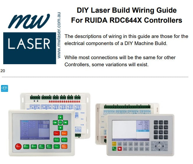 Gensidig pels Bedre eBook - Matt's DIY Laser Wiring Guide For RUIDA RDC 644X Controllers – MW  Laser