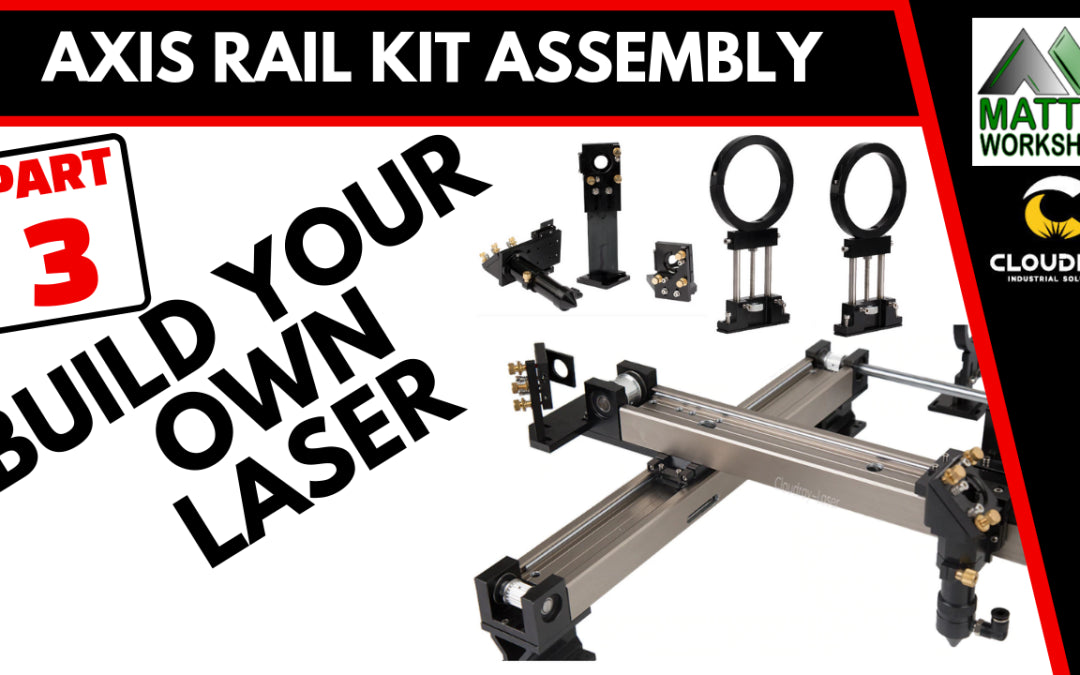 Laser Machine Rails DIY Laser Part 3 Axis Rail Guide Assembly – MW Laser Australia