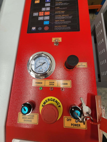 MW-R1610 Laser control panel and laser head, showcasing its advanced features and design.