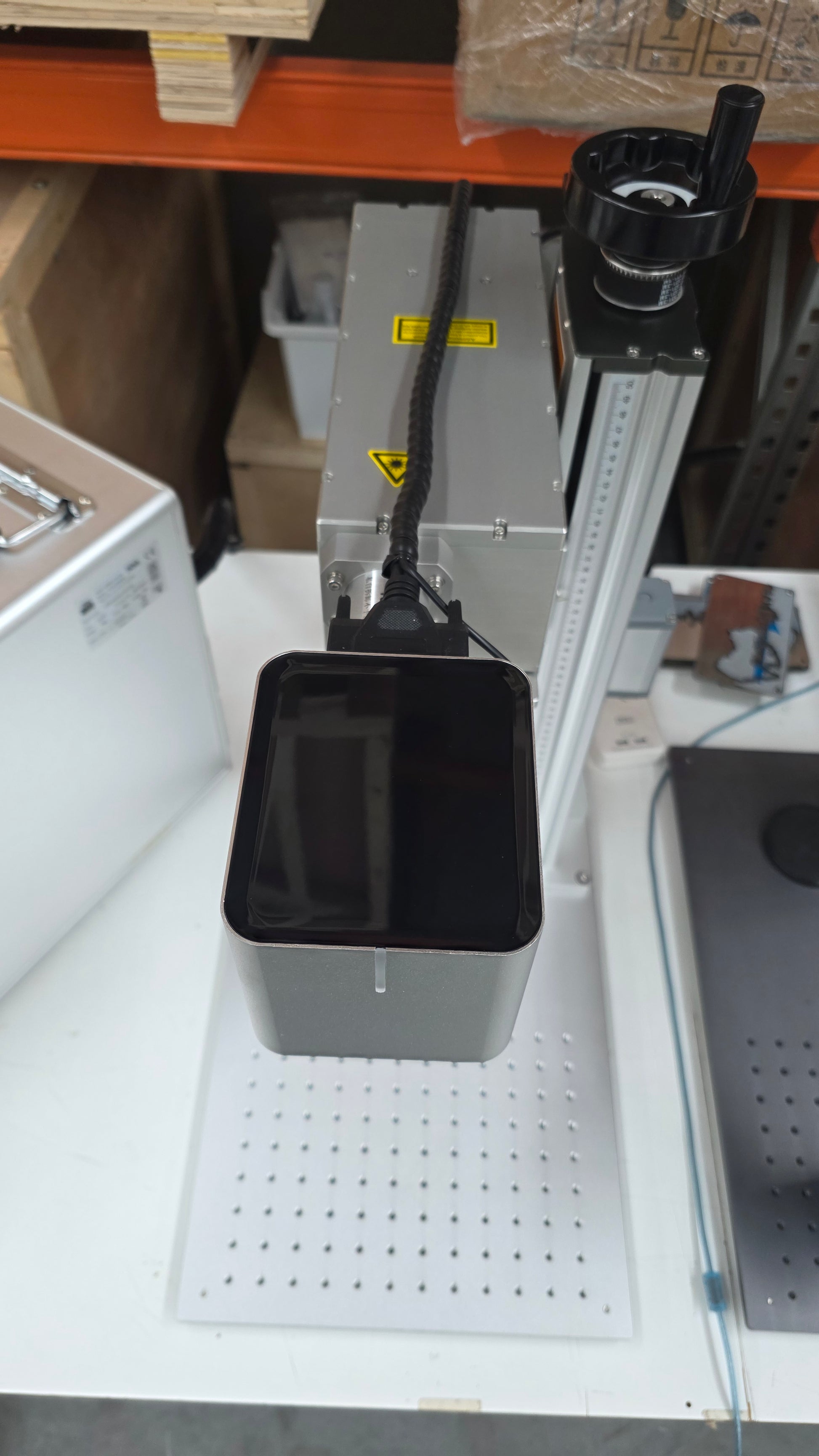 UV Laser Marking Machine RM-UV10X with sleek design and high-speed performance for precise marking.