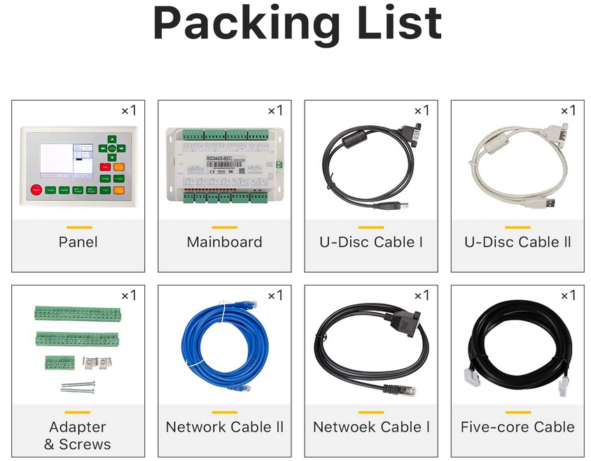 Ruida DSP Controller RDC6442S for CO2 Laser Engraver Engraving Machines