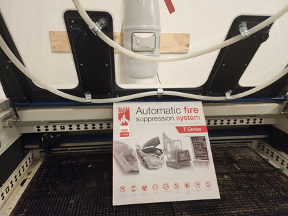 BlazeCut T Series Automatic Fire Suppression System Install Example