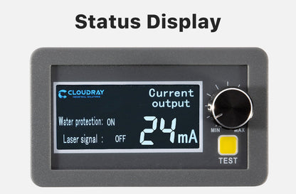 Ammeter LCD Display For MYJG Power Supply showing current output and status indicators.