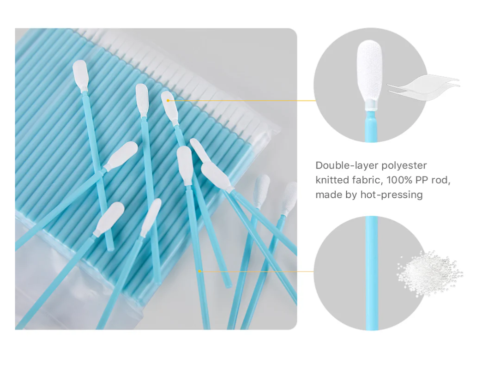 Cotton Swabs For Laser Lens & Mirror (100pc)