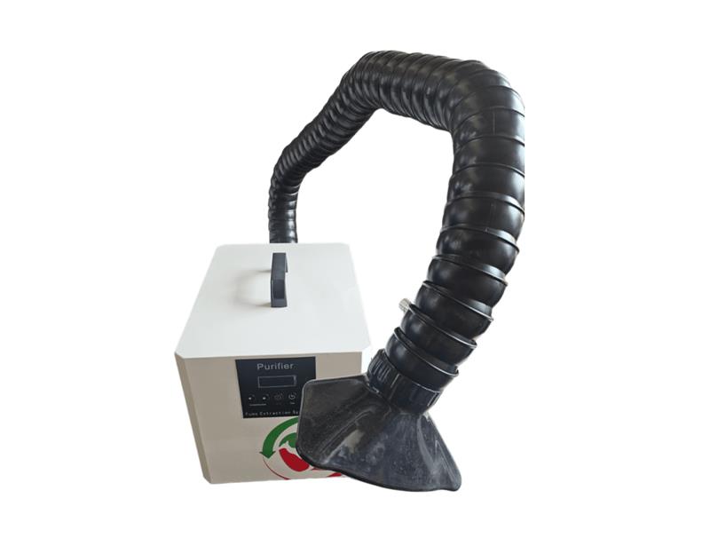 Air Filter Unit For UV Laser Marking Machine AppleAir WeldAir Unit for removing airborne particles and ensuring clean workspace.