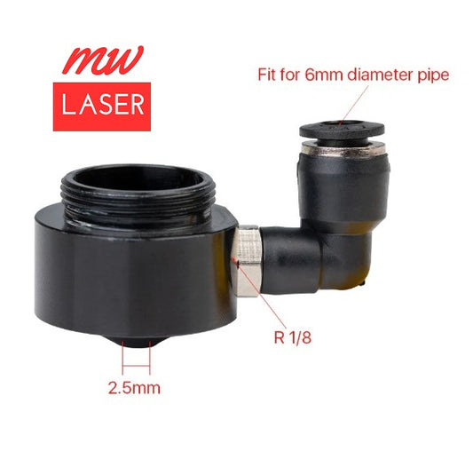 Nozzle - N02 Short Laser Nozzle With Air Fitting