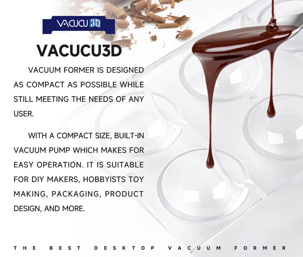 VACUCU3D - A3 Vacuum Forming Machine